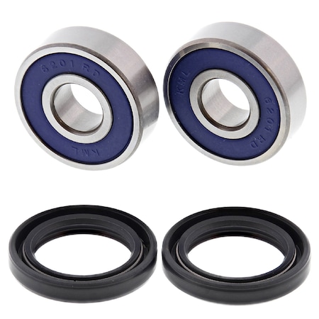 All Balls Racing Wheel Bearing Kit 25-1736 For Kawasaki Z125 PRO 18 25-1736
